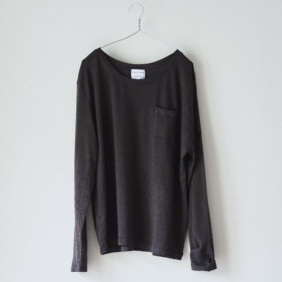［かわり芽］季節のかわり芽 長袖ウールTシャツ