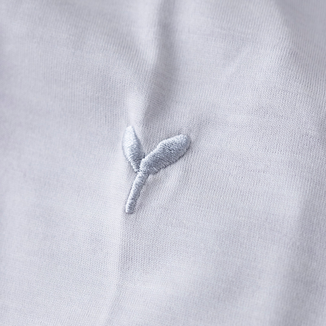 ［かわり芽］胸にポケット 長袖ウールTシャツ