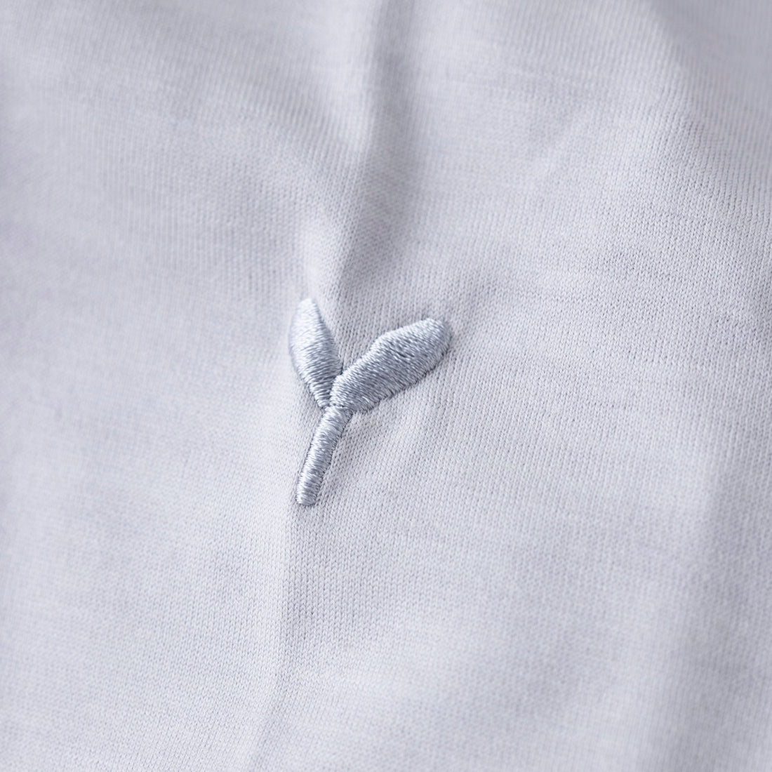 ［かわり芽］胸にポケット 長袖ウールTシャツ