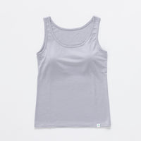 ［かわり芽］さらりとしたウールタンクトップ（カップ付き）