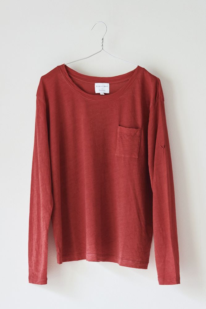 ［かわり芽］季節のかわり芽 長袖ウールTシャツ