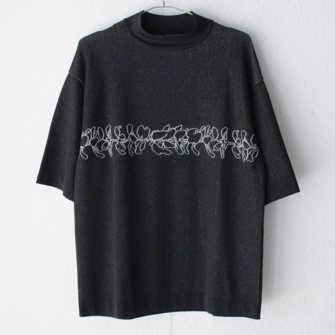 ［SALVAGE PUBLIC Kolepa］HONU MOCKNECK HALF SLEEVE JACQUARD(PUA)