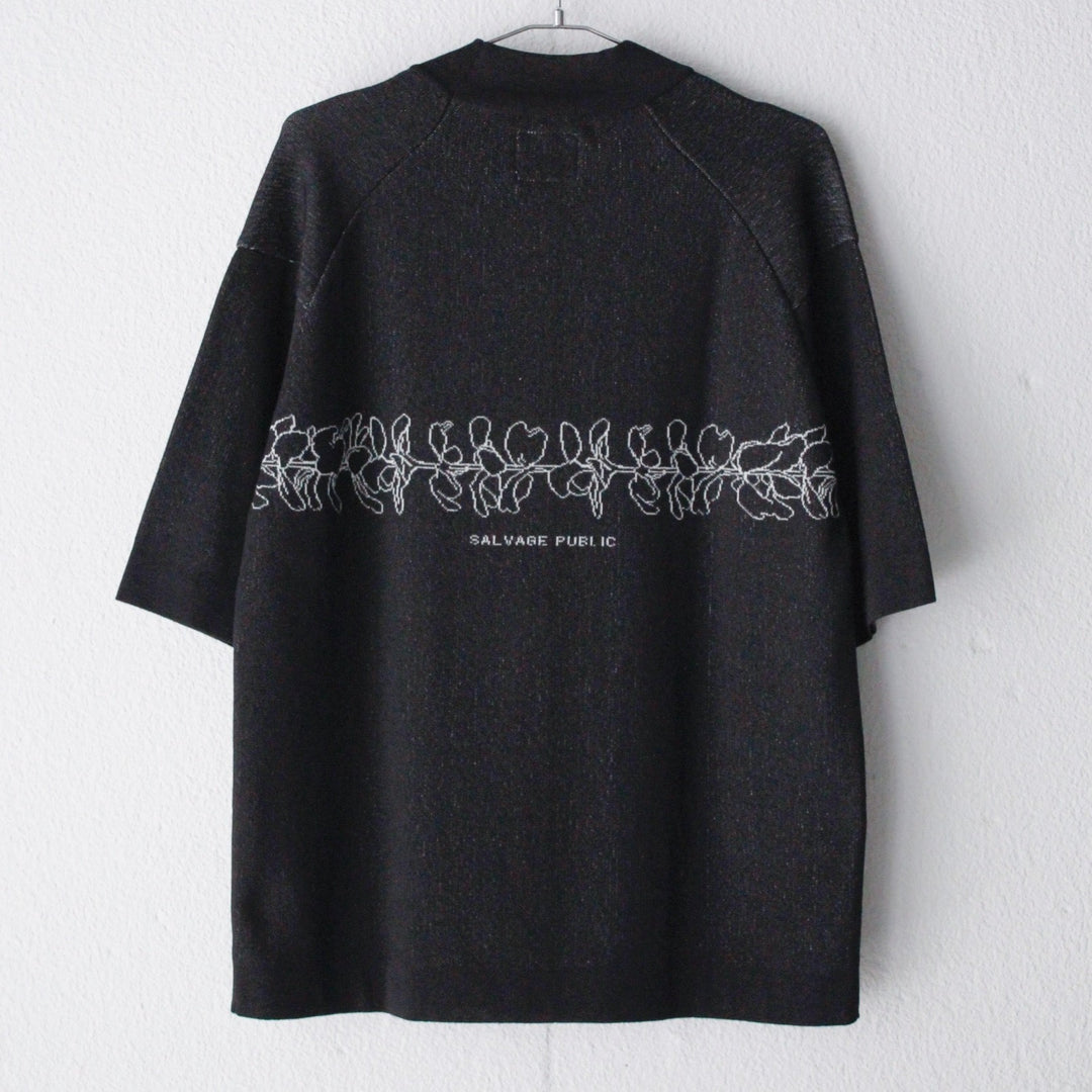 ［SALVAGE PUBLIC Kolepa］HONU MOCKNECK HALF SLEEVE JACQUARD(PUA)
