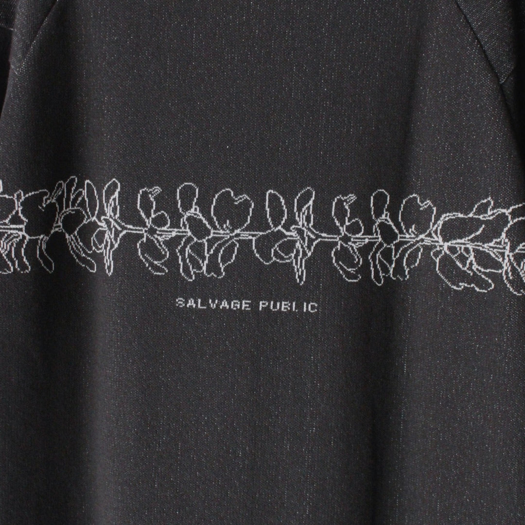 ［SALVAGE PUBLIC Kolepa］HONU MOCKNECK HALF SLEEVE JACQUARD(PUA)