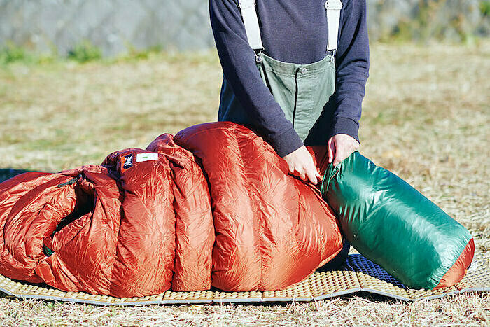 ランドネ×ナンガ 寒がりなわたしの寝袋