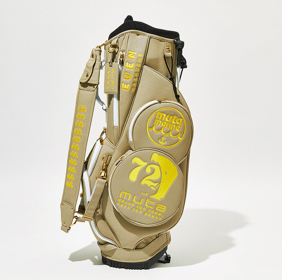 ムータマリン　超耐久レザー「コンティニュア」キャディバック ベージュ