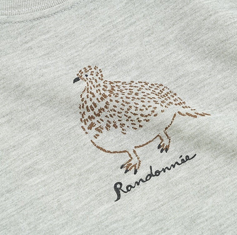 ［ランドネ×モンベル］胸に山トモTシャツ 雷鳥