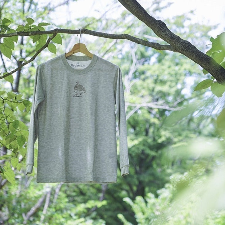［ランドネ×モンベル］胸に山トモTシャツ 雷鳥