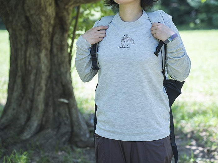 ［ランドネ×モンベル］胸に山トモTシャツ 雷鳥
