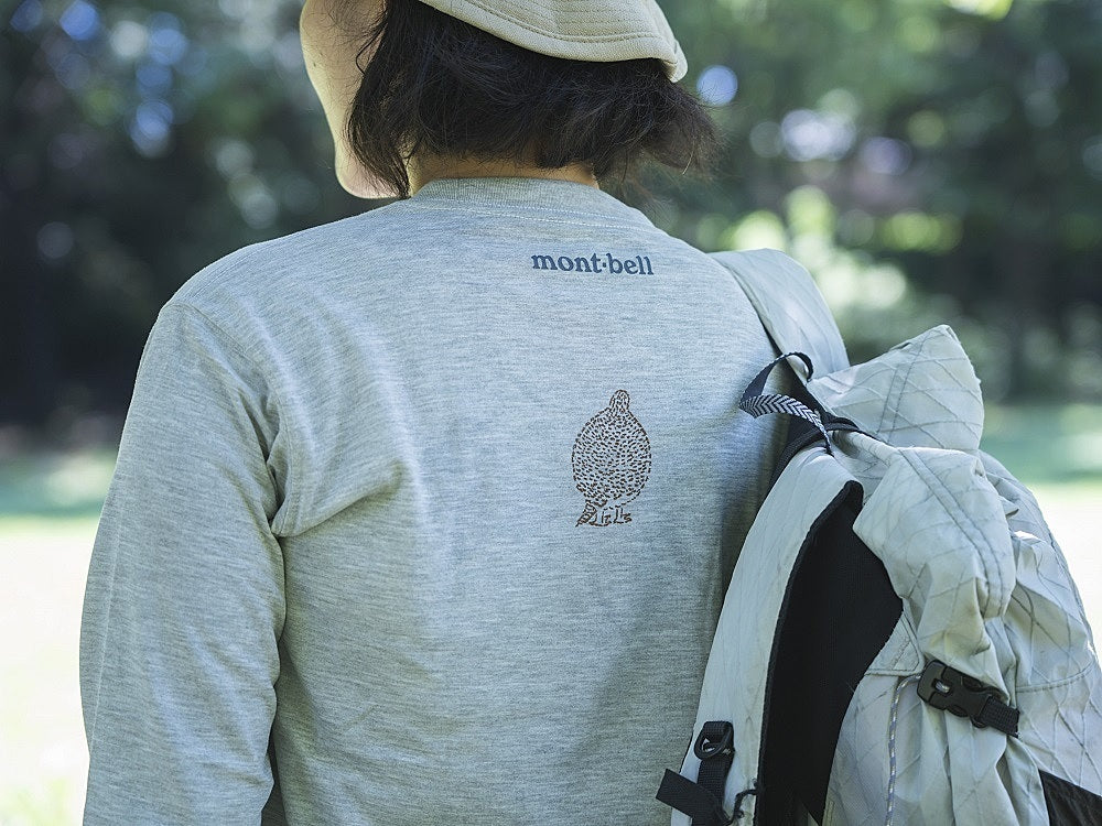 ［ランドネ×モンベル］胸に山トモTシャツ 雷鳥