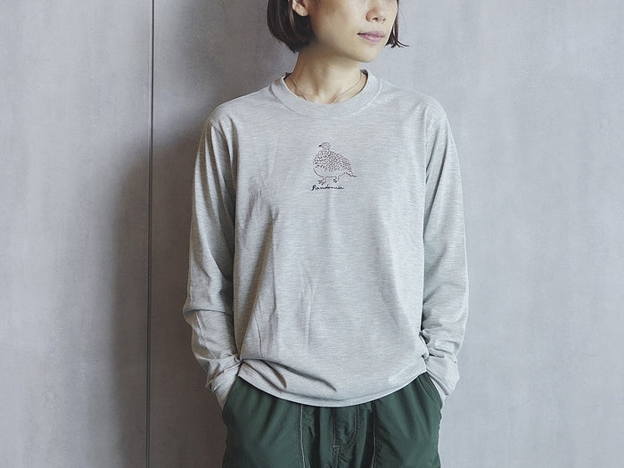 ［ランドネ×モンベル］胸に山トモTシャツ 雷鳥