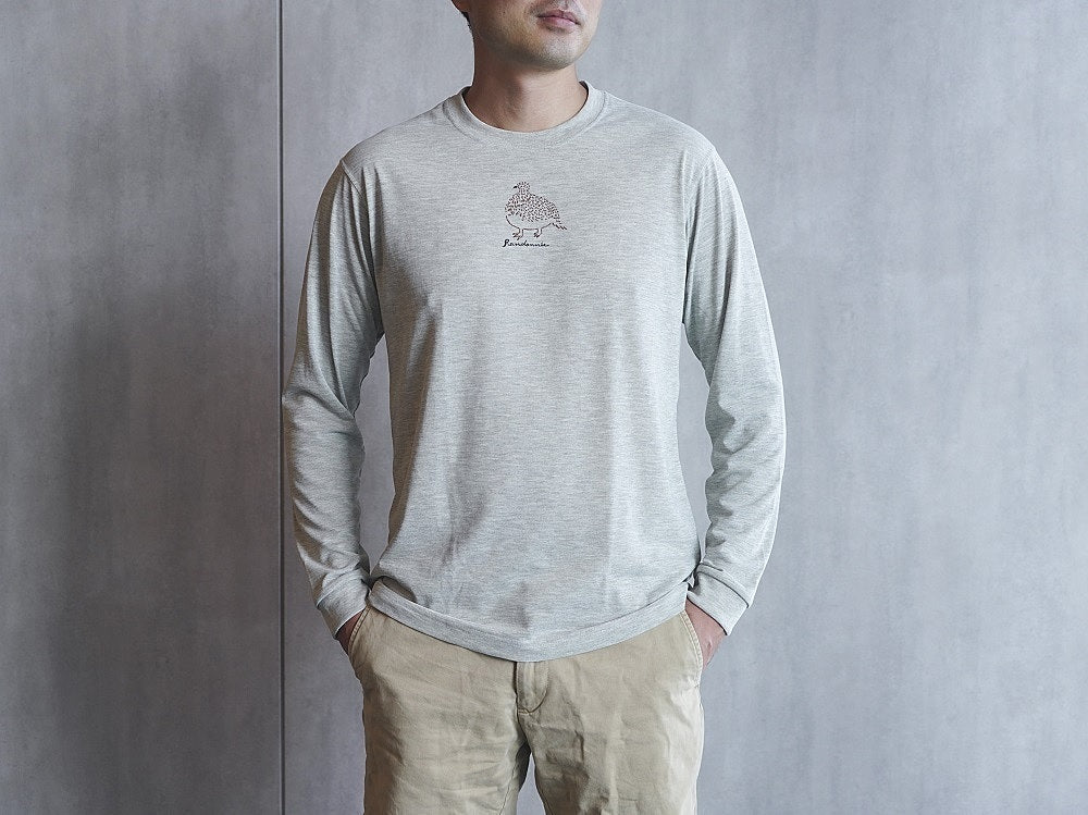 ［ランドネ×モンベル］胸に山トモTシャツ 雷鳥