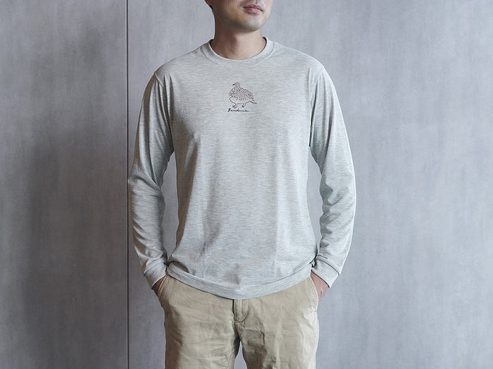 ［ランドネ×モンベル］胸に山トモTシャツ 雷鳥