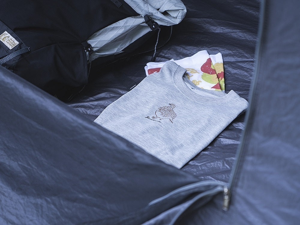 ［ランドネ×モンベル］胸に山トモTシャツ 雷鳥