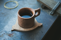 ランドネ×mauve「木の雷鳥コースター」