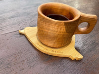 ランドネ×mauve「木の雷鳥コースター」