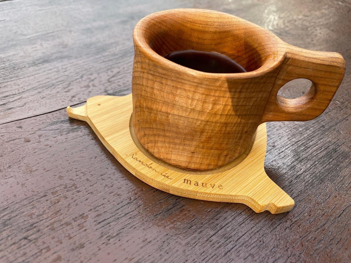 ランドネ×mauve「木の雷鳥コースター」