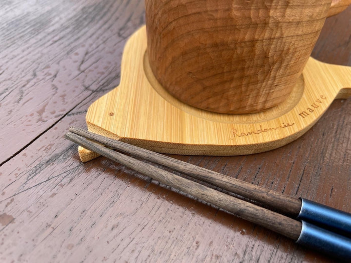 ランドネ×mauve「木の雷鳥コースター」