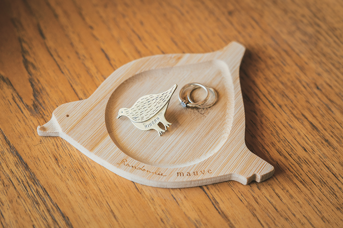 ランドネ×mauve「木の雷鳥コースター」