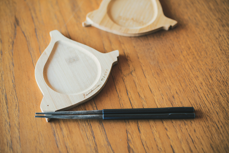 ランドネ×mauve「木の雷鳥コースター」