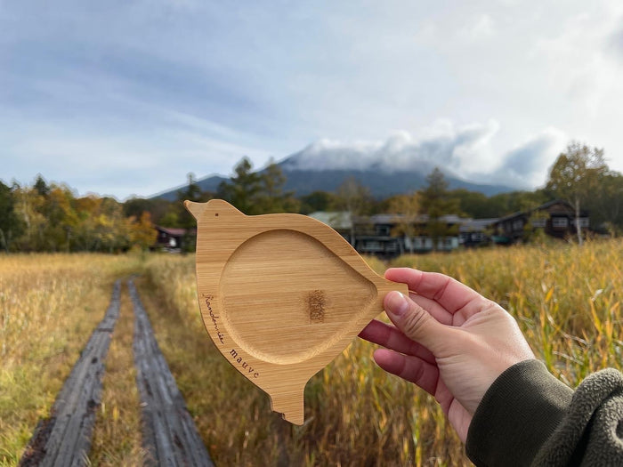 ランドネ×mauve「木の雷鳥コースター」