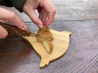 ランドネ×mauve「木の雷鳥コースター」