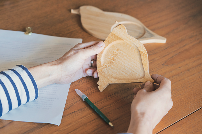 ランドネ×mauve「木の雷鳥コースター」